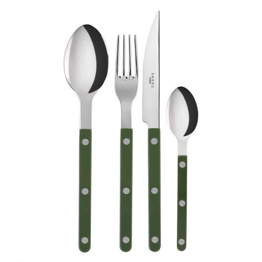Bistrot Solid Green Flatware