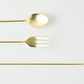 Block series Acrylic cutlery spoon, fork, cocktail stirrers