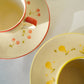 Retro Fruit Handmade Plate Mino Ware