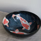 Koi Large noodle Bowl Minoware Awasaka